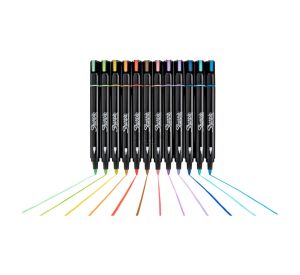 Комплект маркери Sharpie Acrylic,12 цвята, блистер,земни цветове