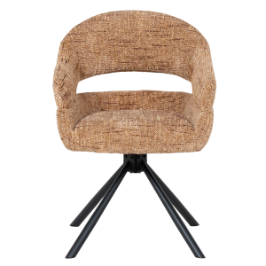 Трапезен стол SACABA - кафяв