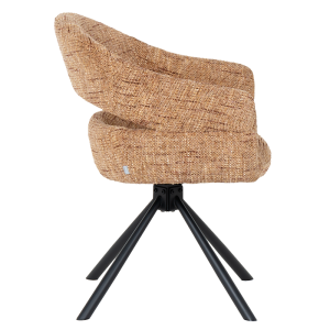 Трапезен стол SACABA - кафяв