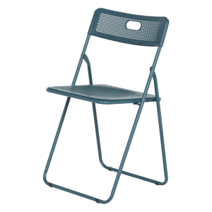 Сгъваем стол TRANAS - петролено син