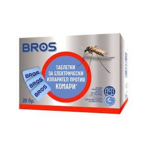 Таблетки против комари Bros, за електрически изпарител, 20 броя
