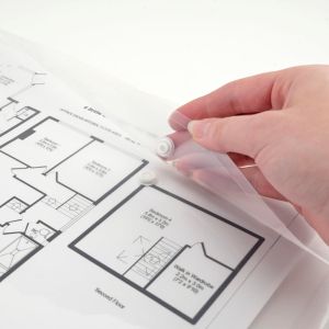 Rapesco Папка Eco GRS, PP, с копче, A4+, прозрачна, 10 броя