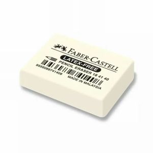 Гума за моливи Faber-Castell бял