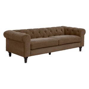 Диван тройка CHESTER - кафяв