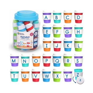 Learning Resources Комплект чаши за кафе с английската азбука