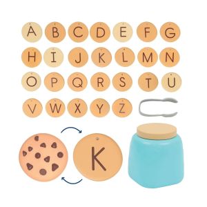 Learning Resources Буркан с бисквитки с английската азбука