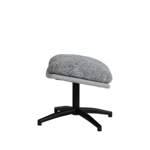 Кресло с табуретка CHAVES - сив