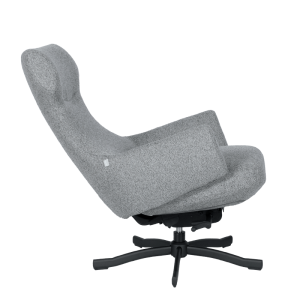 Кресло с табуретка LAMEGO - сивo