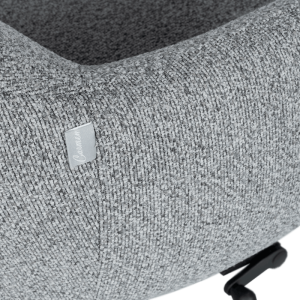 Кресло с табуретка LAMEGO - сивo