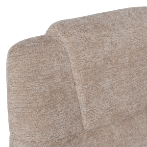 Електрическо масажно кресло с табуретка SINES - крем