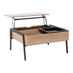 Холна маса с повдигащ механизъм KENT - златен дъб