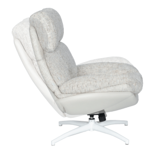 Кресло с табуретка VALONGO - крем