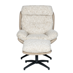 Кресло с табуретка BEJA - крем