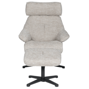 Кресло с табуретка OVAR - бежово