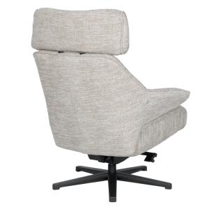 Кресло с табуретка OVAR - бежово