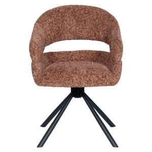 Трапезен стол SACABA - тъмнокафяв