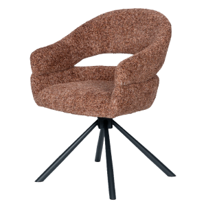 Трапезен стол SACABA - тъмнокафяв