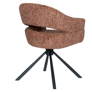 Трапезен стол SACABA - тъмнокафяв