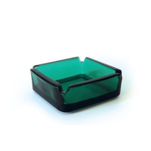 Пепелник Solid, стъклен, квадратен, 6 броя