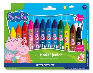 Пастели Staedtler NJ Peppa Pig 224, 12 цвята