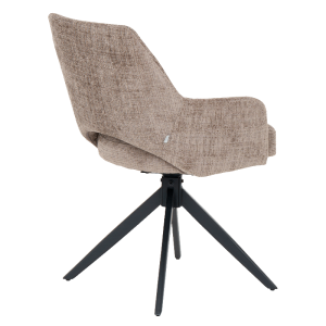 Трапезен стол HEREFORD - кафяв