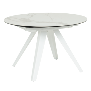 Разтегателна трапезна маса BOLKOW - бял 02