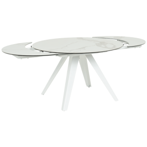 Разтегателна трапезна маса BOLKOW - бял 02
