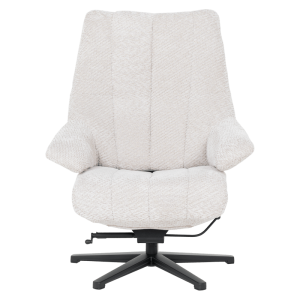 Кресло с табуретка ALFENA - крем