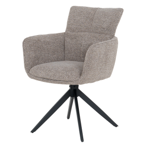 Трапезен стол GILES - кафяв