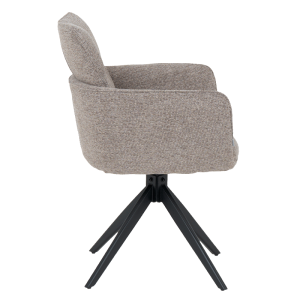 Трапезен стол GILES - кафяв