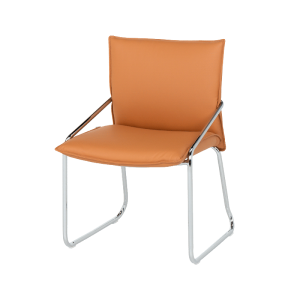 Посетителски стол Carmen 1144 - оранжев