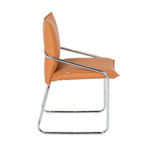 Посетителски стол Carmen 1144 - оранжев