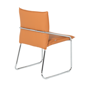 Посетителски стол Carmen 1144 - оранжев
