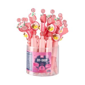 Гел ролер Sazio Diy, автоматичен, розова торта