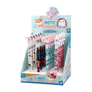 Химикалка Sazio Mistic, животни, изтриваема, 0.5 mm, асорти, 1 брой