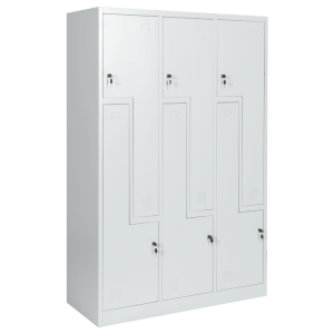 Метален шкаф Carmen CR-1294 J - сив