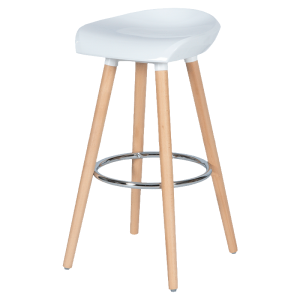 Бар стол ERIDU - бял