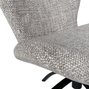 Кресло с табуретка HAMS - сиво