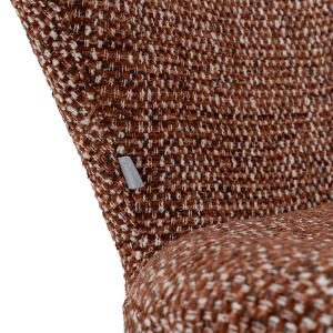 Кресло с табуретка HAMS - кафяво