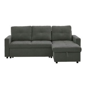 Ъглов разтегателен диван DEMBA - зелен