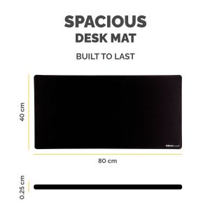 Подложка за бюро Fellowes Breyta, 80 х 40 cm, черна