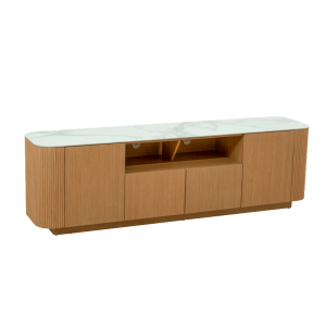 Тв шкаф KOLNO - бял / дъб