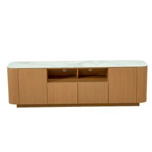 Тв шкаф KOLNO - бял / дъб