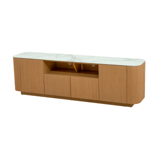 Тв шкаф KOLNO - бял / дъб