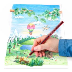Цветни моливи Staedtler Noris Colour 185, 12 цвята