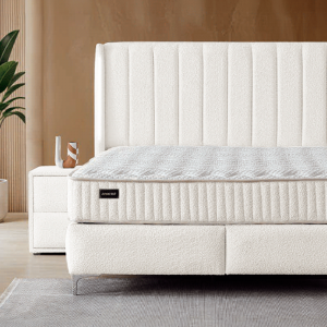 Нощно шкафче за спалня LOUVRE - слонова кост AN