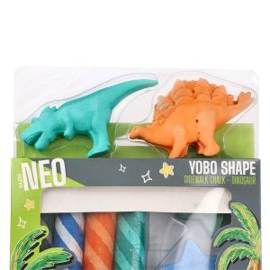 Тебешир Sazio Yobo Shape, динозавър, 8 броя