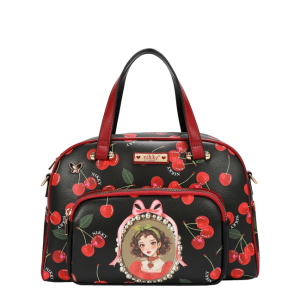 Комплект Nikky, 2 чанти и портфейл, Cherry Lips