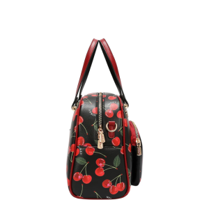Комплект Nikky, 2 чанти и портфейл, Cherry Lips