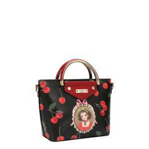 Комплект Nikky, 2 чанти и портфейл, Cherry Lips